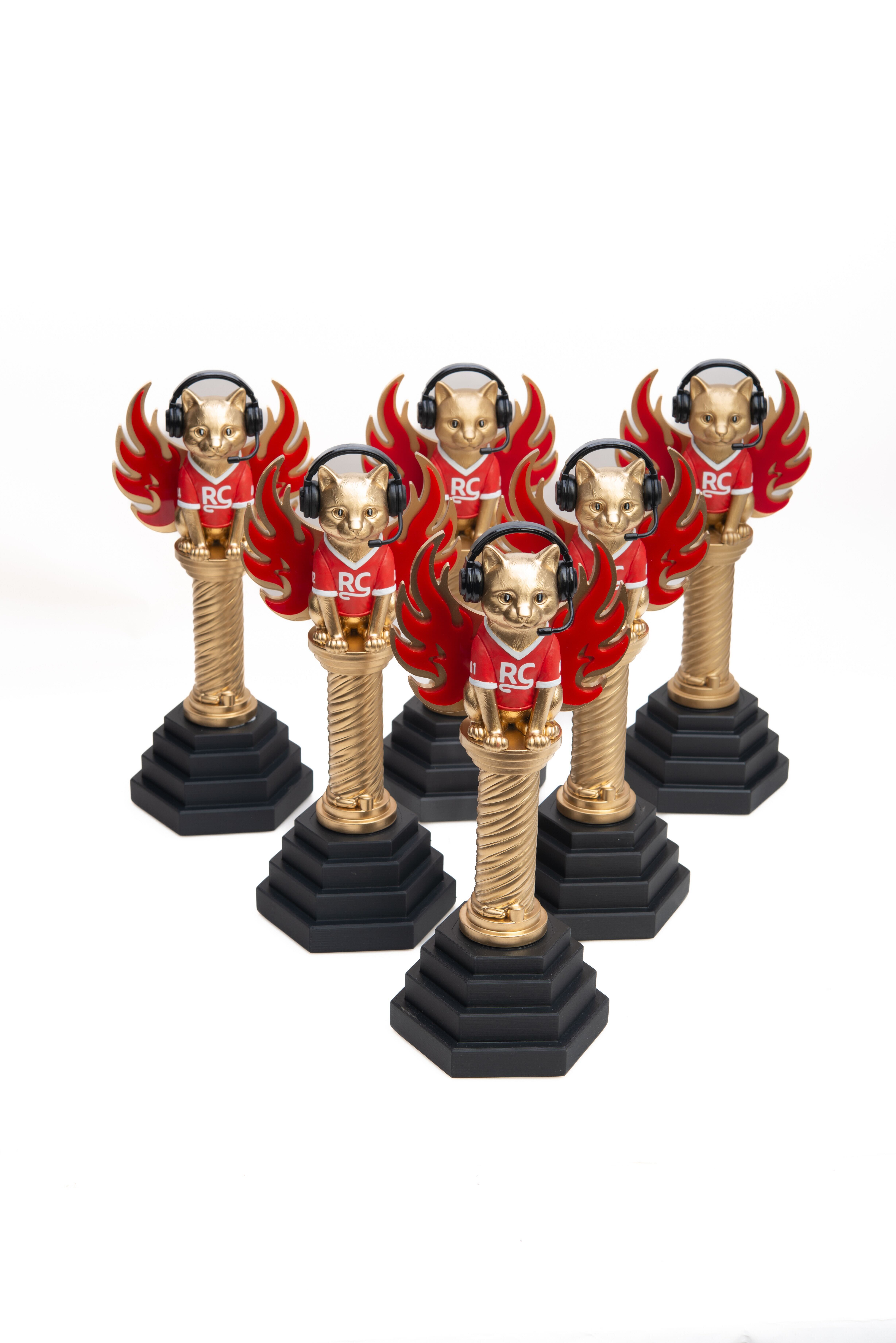 CatStrike Classic gold cat trophies